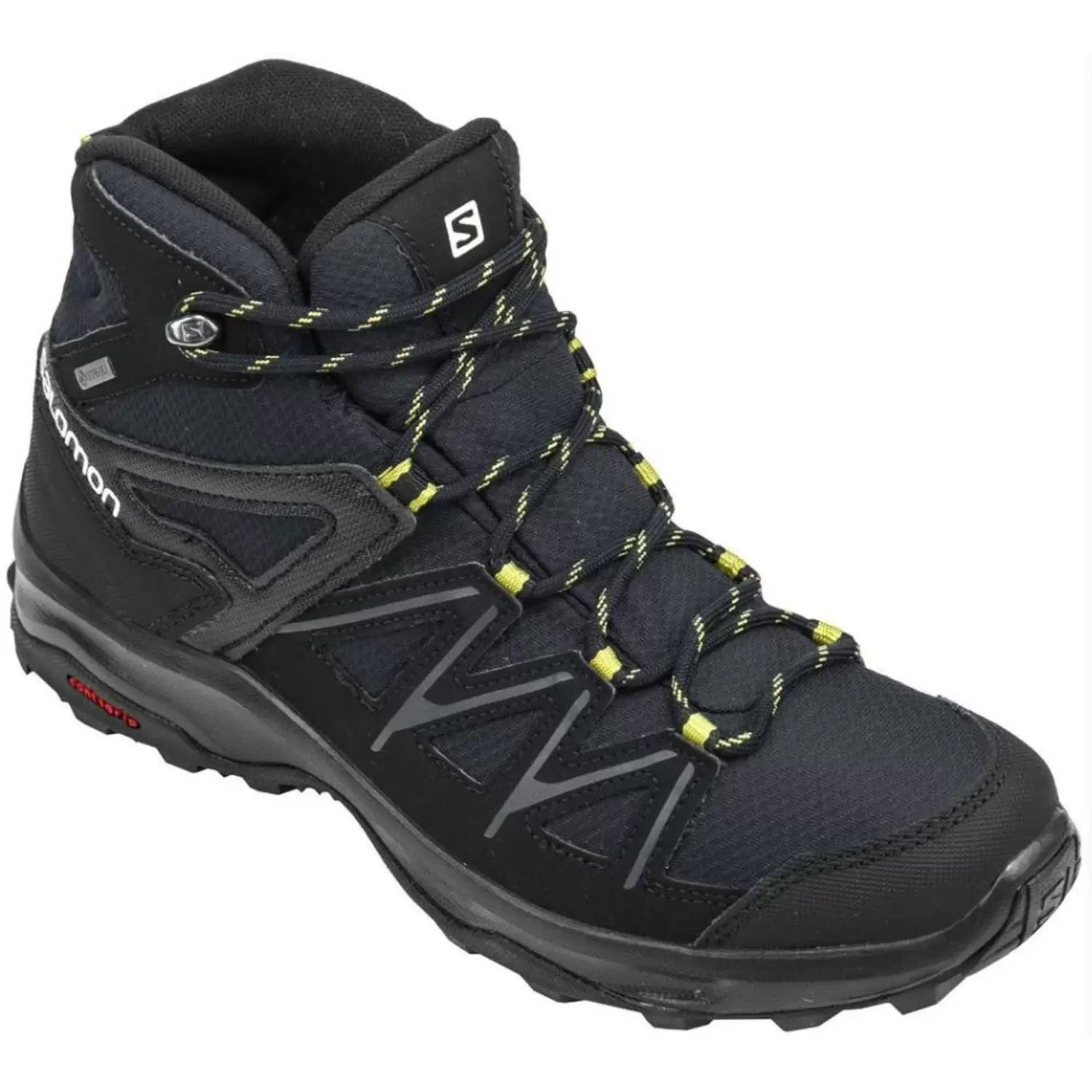 SALOMON Daintree Mid GoreTex Men's Hiking Boots Black/blue