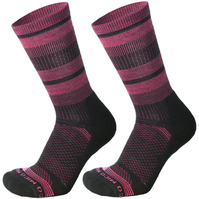 MICO 3011 Medium Weight Natural Merino - Women's Outdoor socks - Black