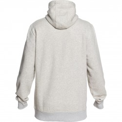 QUIKSILVER Big Logo Tech- Technical Men's Hoodie - Light Grey heather
