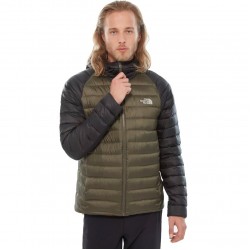 THE NORTH FACE Men's Trevail Packable Hoodie - Ανδρικό Μπουφάν -  New Taupe Green/TNF Black 