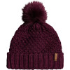ROXY Blizzard - Pom-Pom Beanie for Women - Grape wine