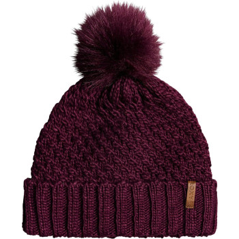 ROXY Blizzard - Pom-Pom Beanie for Women - Grape wine