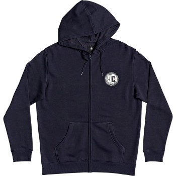 DC Divide And Conquer - Zip-Up Hoodie for Men - Black Iris DC Divide And Conquer - Zip-Up Hoodie for Men - Black Iris