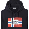 NAPAPIJRI Bera - Men's Full Zip sweatshirt - Blue Marine