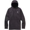 BURTON Crown Bonded - Men's Pullover Hoodie - True Black Heather