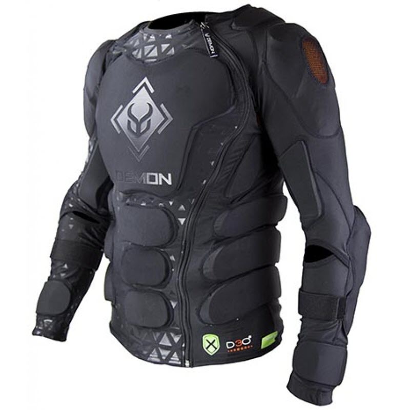 DEMON Flex Force X2 Top D3O - Men's Body Armour Protector - Black