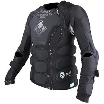 DEMON Flex Force X2 Top D3O - Women's Body Armour Protector - Black