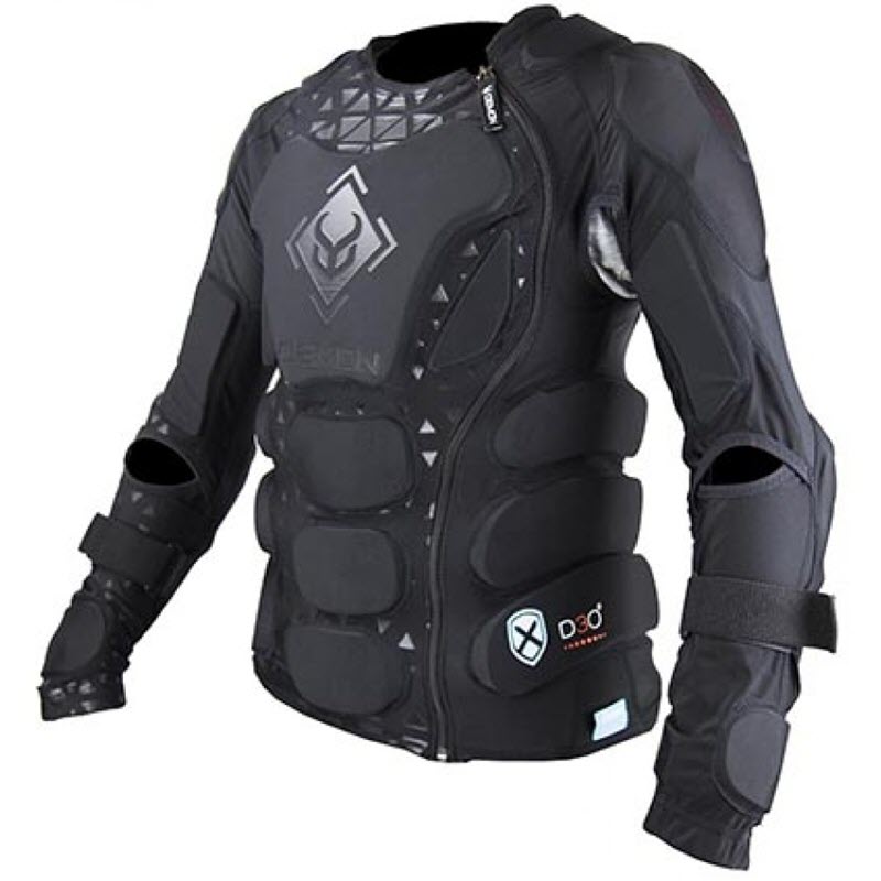 DEMON Flex Force X2 Top D3O - Women's Body Armour Protector - Black