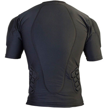 DEMON Pro Fit Short Sleeve Top - Men's Body Armour Protector - Black