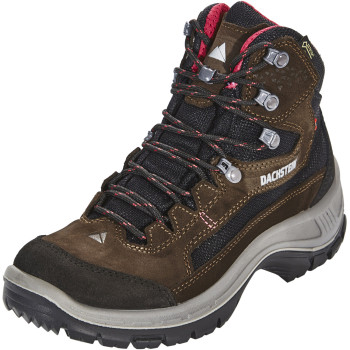 DACHSTEIN Schober MC GTX - Women's Hiking Shoes - Dark Brown/Cranberry