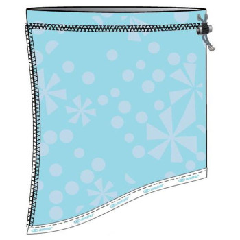 ZIENER ISAMU FLEECE Ice Blue Neckerchief