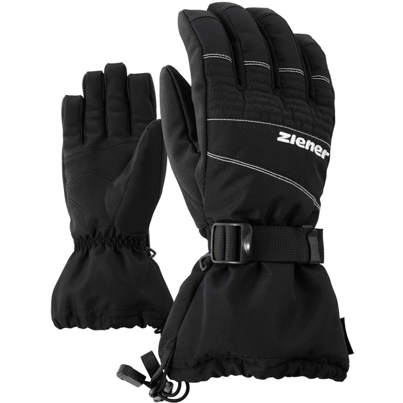 ZIENER GANNIK AS Black glove ski