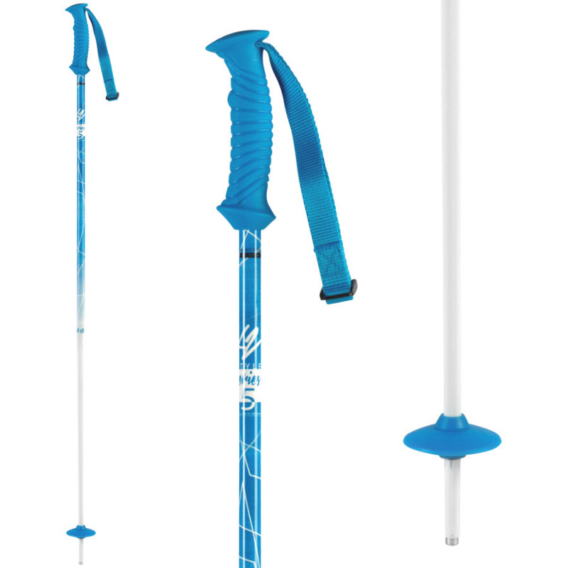 K2 STYLE 5 Blue WOMEN'S SKI POLE