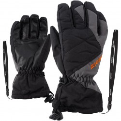 ZIENER AGIL AS® Z-Leash - Παιδικά Γάντια Ski - Black Magnet