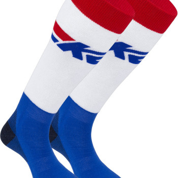 K2 ALL-ROUND 2 pack 14351 - Ski socks - Royal/White/Red