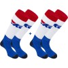 K2 ALL-ROUND 2 pack 14351 - Ski socks - Royal/White/Red