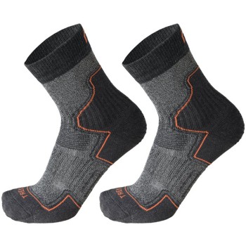 MICO 3069 Light weight - short trekking socks - Anthracite melange