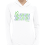 K2 Snow Mix Hooded Long Sleeve - Γυναικεία Μπλούζα - White