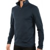 MICO 0670 2nd Layer Men's Half Neck zip Thermal - Blue
