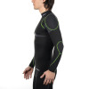 MICO 1840 Black/Green Man shirt long sleeves Warm Skintech
