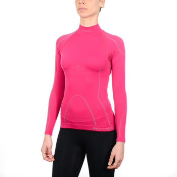 MICO 1841 Women's Long sleeve shirt Skintech Warm Skin - Fucsia 