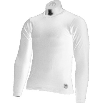 MICO 3392/3651 White Mens long sleeve Thermal shirt