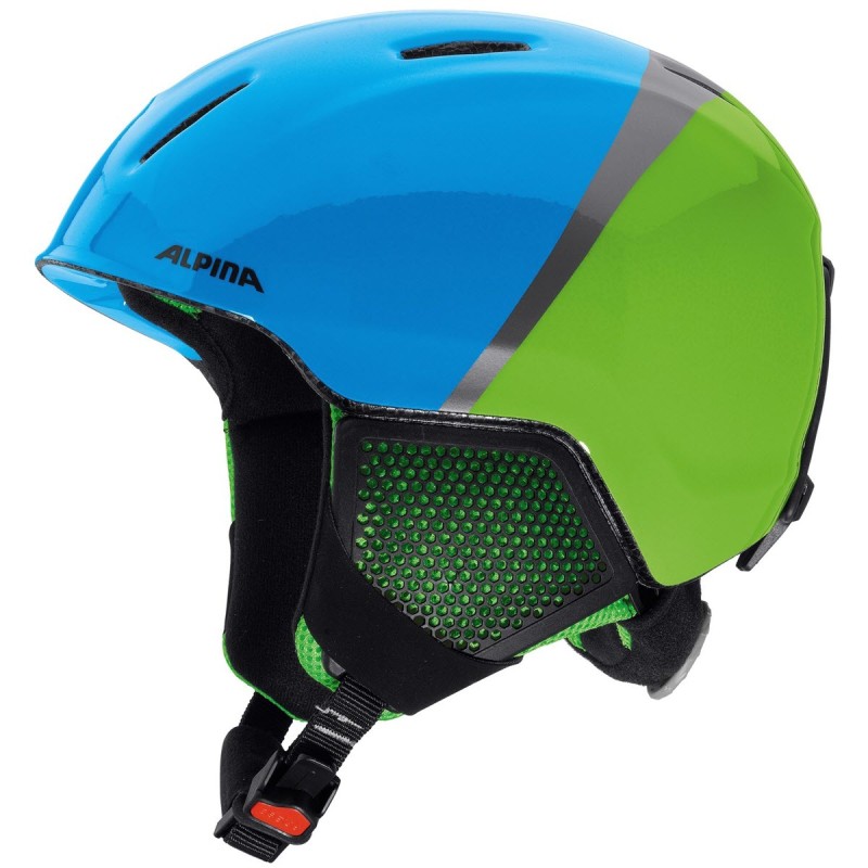 ALPINA CARAT LX Green blue grey Kid's Helmet