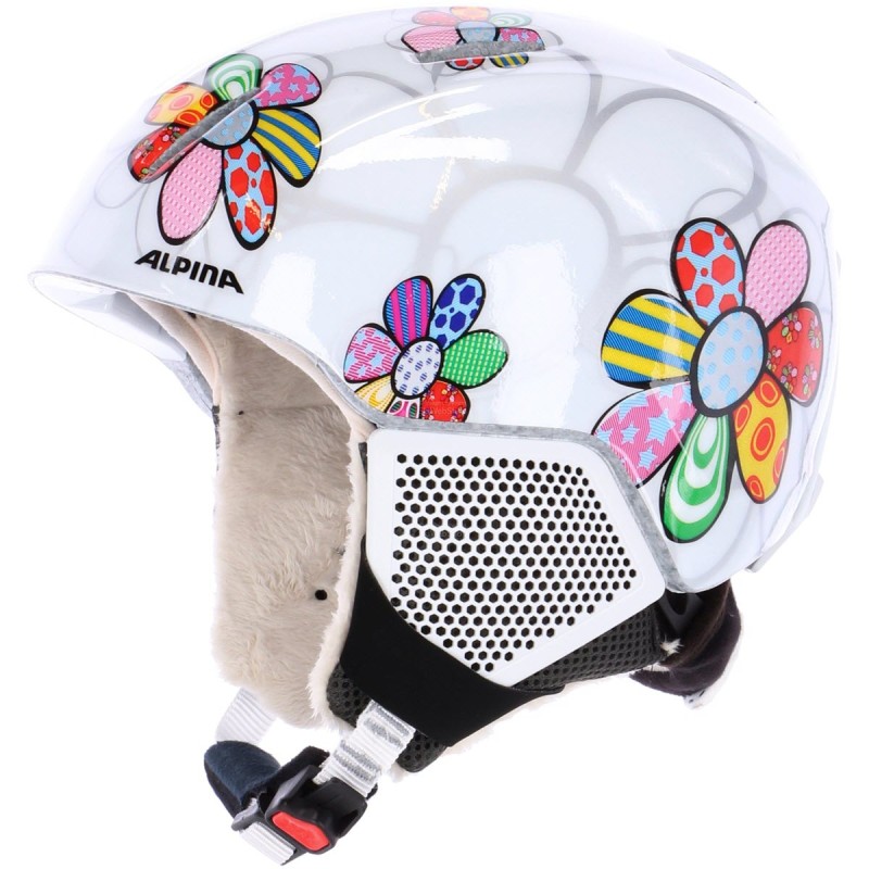 ALPINA CARAT LX Patchwork flower Kid's Helmet
