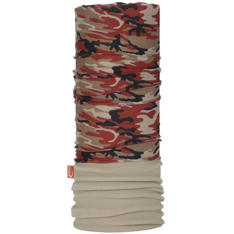 WDX POLARWIND Camouflage red HEADWEAR
