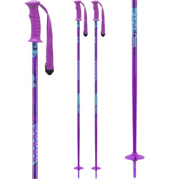 K2 CHARM Purple Kid's Ski Poles