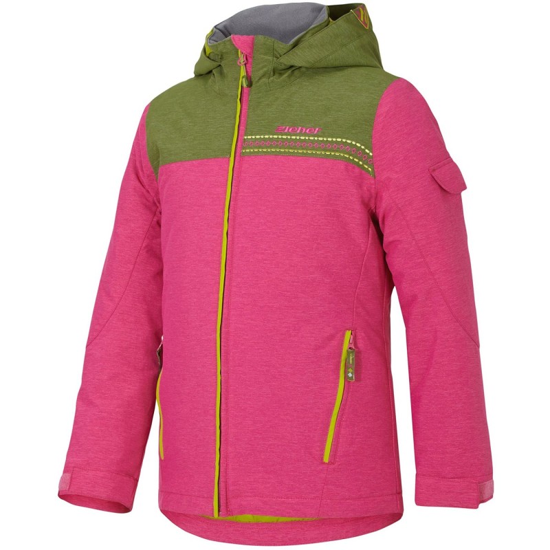 ZIENER ANETE Junior Pink Blossom Snow Jacket