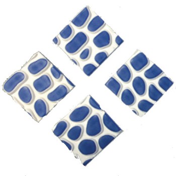 DEMON TEC FOAM Blue/White 4 pcs SNOWBOARD STOMP PADS DEMON TEC FOAM Blue/White 4 pcs SNOWBOARD STOMP PADS