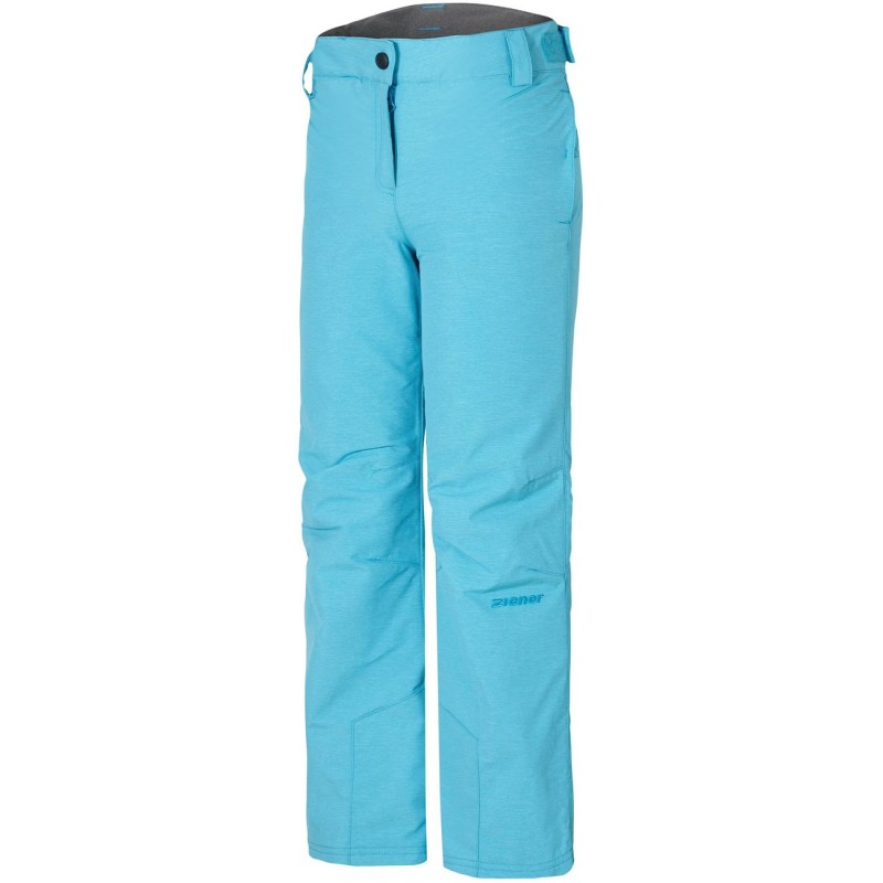 ZIENER ARE Blue Aqua Rib Junior snow pants