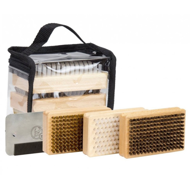 DEMON Ski/Snowboard Wax Brush Kit
