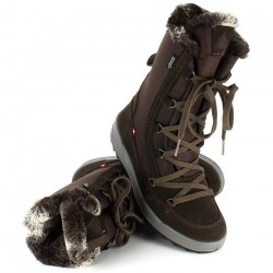 DACHSTEIN Hannah GORE-TEX® - Γυναικείες Μπότες χιονιού - Chocolate/Brown