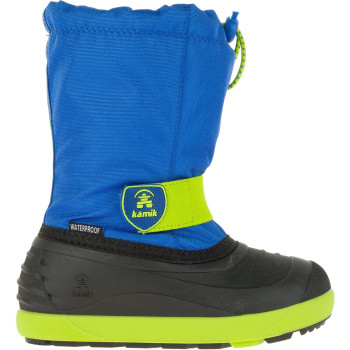 Kamik JET - Kid's Winter boots - Blue/Lime