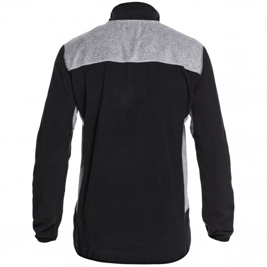 QUIKSILVER AKER - Men's Technical Half-Zip Fleece - Black QUIKSILVER AKER - Men's Technical Half-Zip Fleece - Black