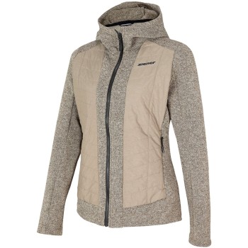 ZIENER Jisa Lady - Women's Hybrid Fleece Jacket - Coco ZIENER Jisa Lady - Women's Hybrid Fleece Jacket - Coco