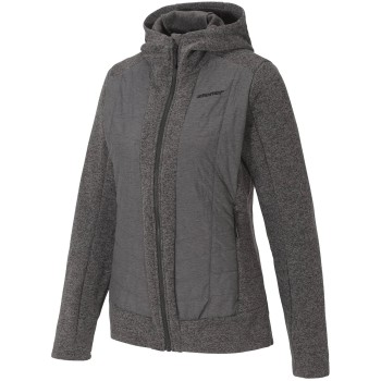 ZIENER Jisa Lady - Women's Hybrid Fleece Jacket - Magnet ZIENER Jisa Lady - Women's Hybrid Fleece Jacket - Magnet