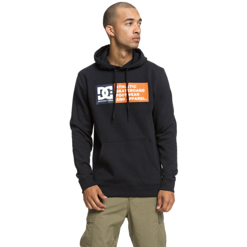 DC Vertical Zone Black Hoodie for Men
