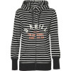 O'NEILL Easy Fantastic Women's Full Zip Hoodie-Black Aop/White