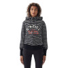 O'NEILL Easy Fantastic Women's Full Zip Hoodie-Black Aop/White