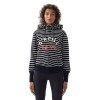O'NEILL Easy Fantastic Women's Full Zip Hoodie-Black Aop/White 