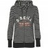 O'NEILL Easy Fantastic Women's Full Zip Hoodie-Black Aop/White 