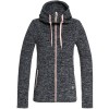 ROXY Electric Feeling Women's Zip-Up Hoodie-Charcoal Heather