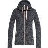 ROXY Electric Feeling Women's Zip-Up Hoodie-Charcoal Heather
