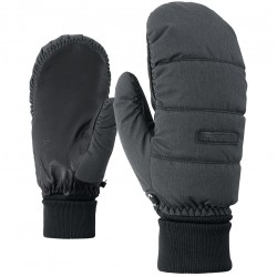 ZIENER ILIANA AW Mitten - Γυναικεία γάντια χούφτα - Black melange     