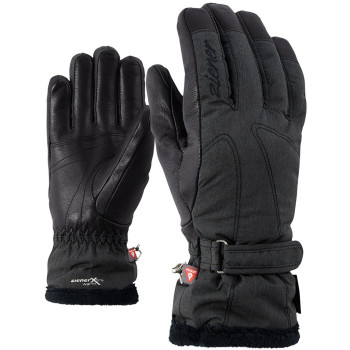 ZIENER KALANA GTX® + Gore warm PR - Women's Ski gloves - Black melange