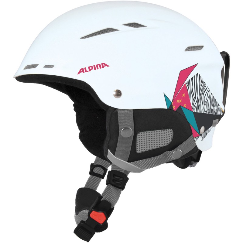 ALPINA BIOM - Ski Helmet - White Pink matt
