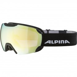 ALPINA PHEOS QUATTROFLEX Multi Mirror - Μάσκα Ski/Snowboard -Black matt/Gold sph.